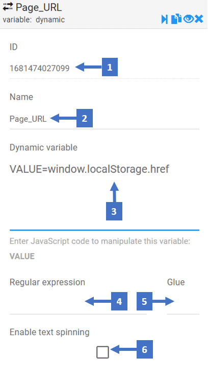 dynamic variable assignment javascript