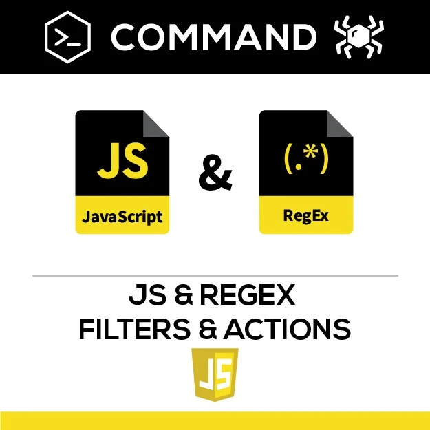 Regex JavaScript Filters Custom Command Image