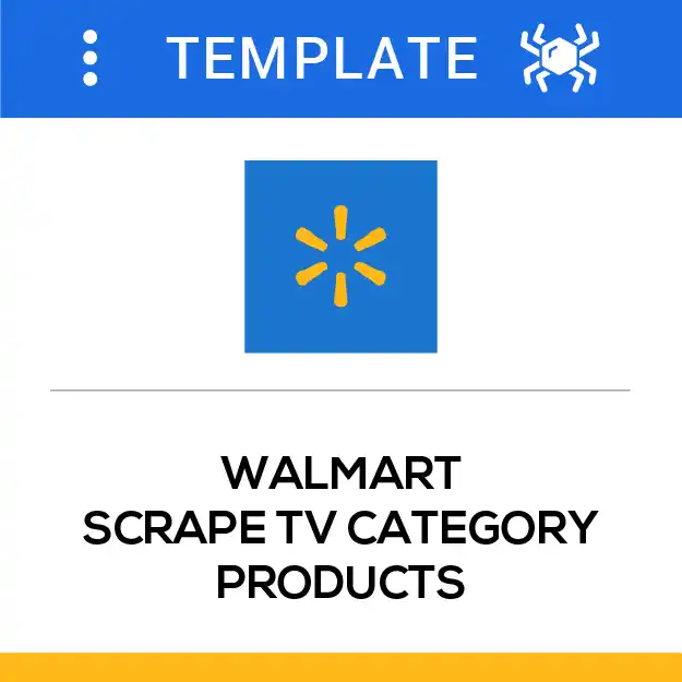 Walmart Scrape TV Category Products