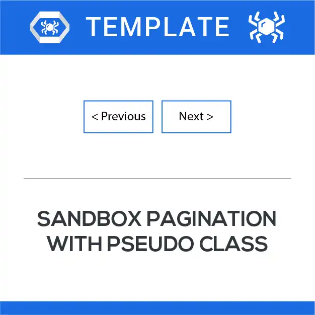 Sandbox Pagination with pseudo class